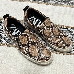 ZARA Snake Skin Shoes